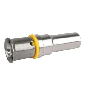 WAVIN OVERGANG Ø25X22MM  GAS MESSING  4370320220